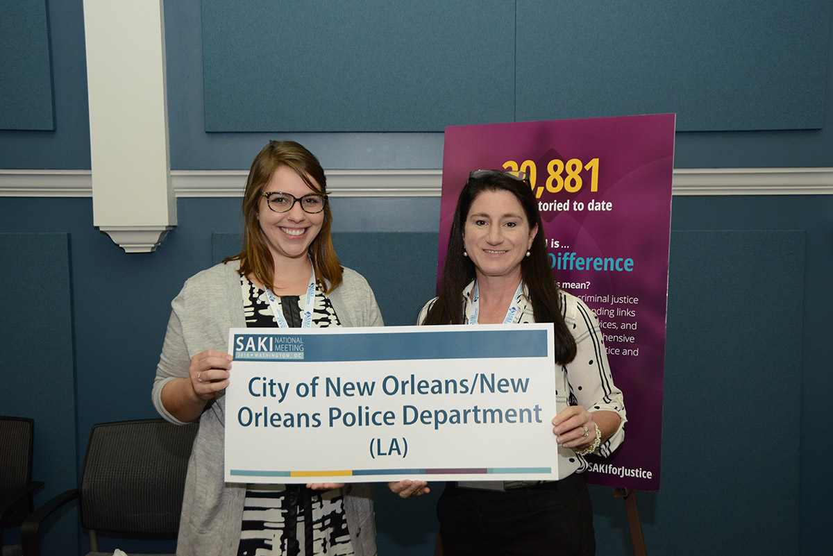 City of New Orleans, New Orleans Police Department (Louisiana) Grantee Site Representatives